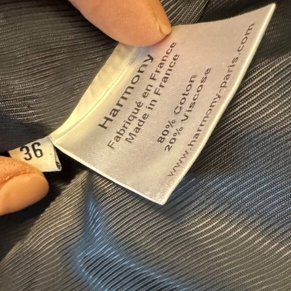 Navy Blue Wool Wrap skirt by Harmony - size 36 (FR), 4 US - Picture 7 of 7